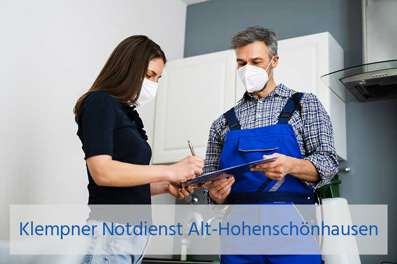 Klempner Notdienst Alt-Hohenschönhausen